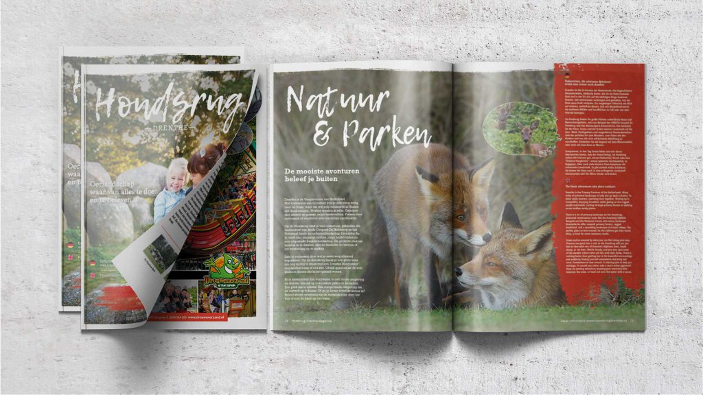 Open Hondsrug Magazine met natuurbeelden